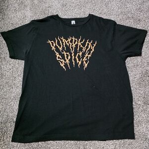 Pumpkin Spice Metal Design Shirt
